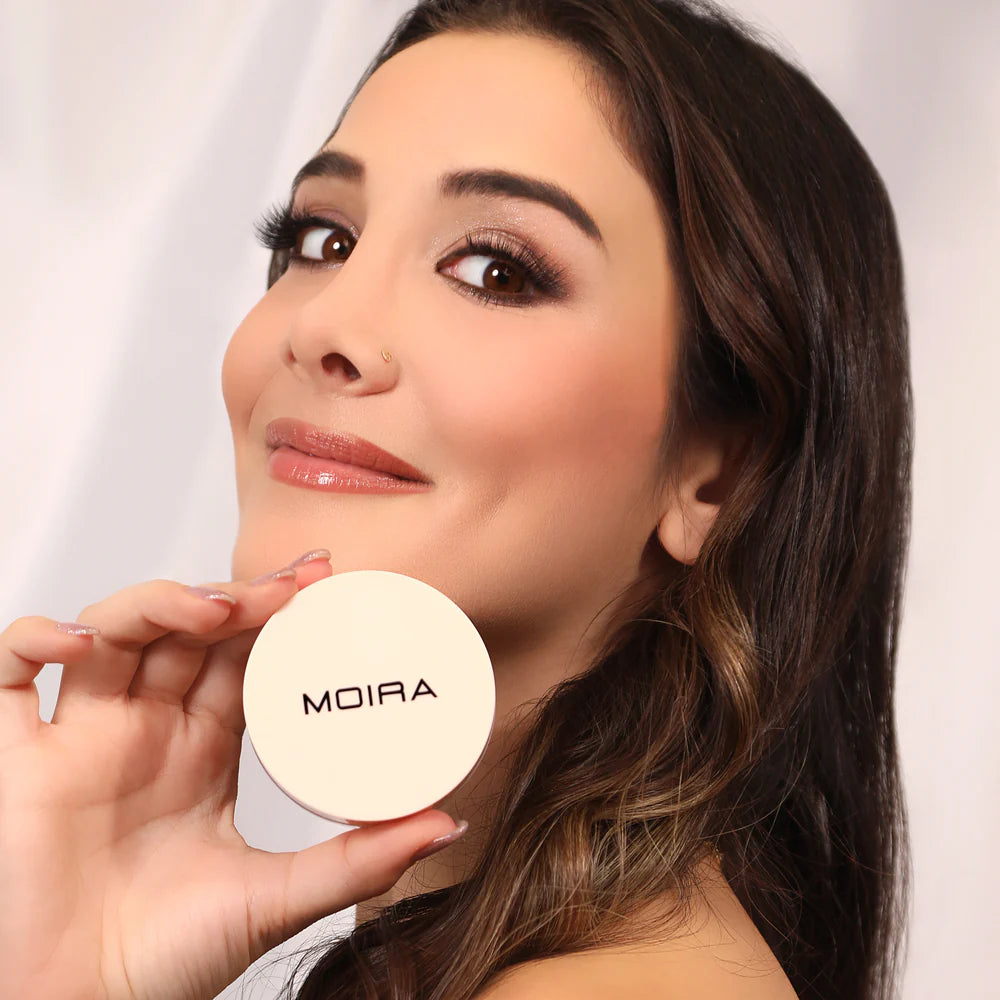 Moira Loose Setting Powder Pink- Polvo suelto fijador Rosado perfecto para iluminar