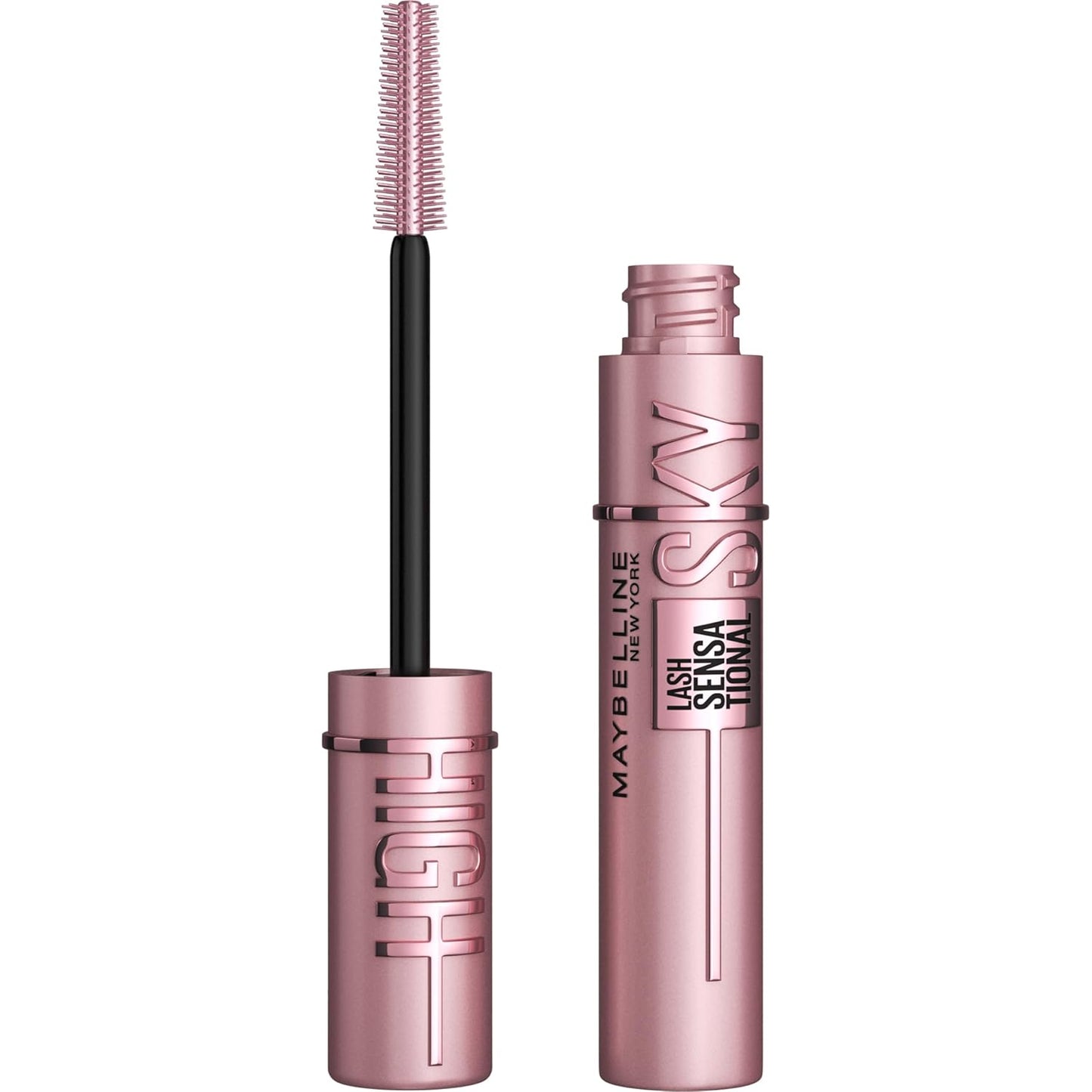 Maybelline Lash Sensational Sky High-Máscara de pestañas, lavable, Color Very Black