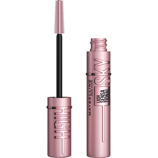 Maybelline Lash Sensational Sky High-Máscara de pestañas, lavable, Color Very Black