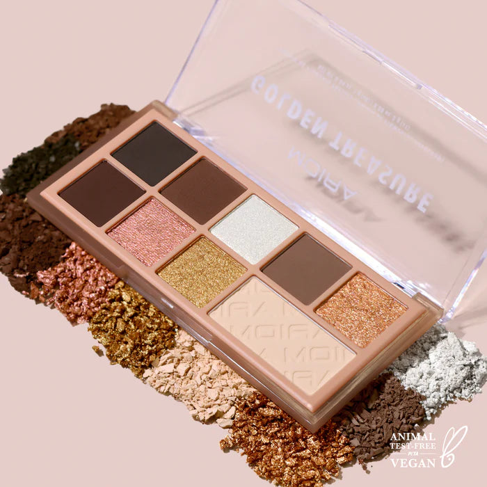 Moira Pressed Pigment Palette-Sombras para ojos- Color 03 GOLDEN TREASURE
