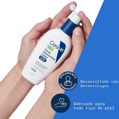 CeraVe Loción Hidratante Facial PM, 89 ml