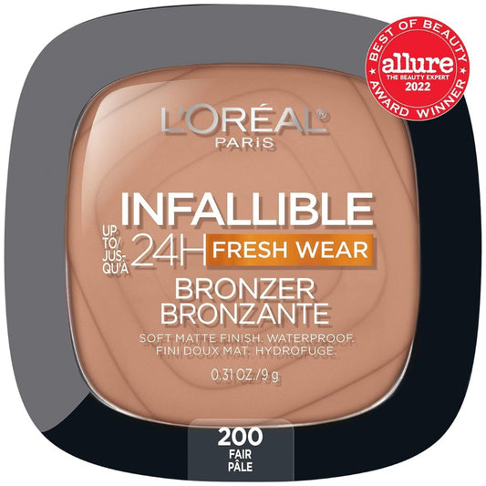 Infallible Up to 24H Fresh Wear Bronceador suave mate de larga duración Color 200 Fair Pale