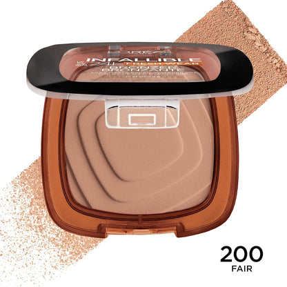 Infallible Up to 24H Fresh Wear Bronceador suave mate de larga duración Color 200 Fair Pale