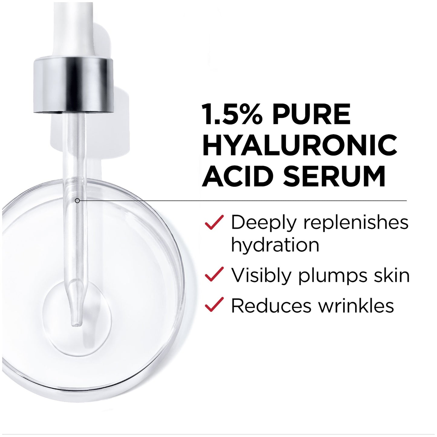 L'Oréal Paris Serum 1.5% Ácido Hialurónico, 30 ml