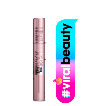 Maybelline Lash Sensational Sky High-Máscara de pestañas, lavable, Color Very Black
