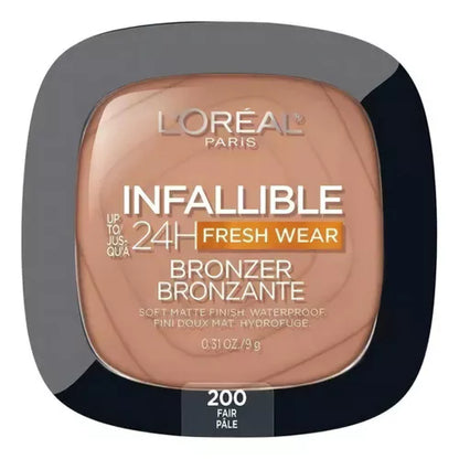 Infallible Up to 24H Fresh Wear Bronceador suave mate de larga duración Color 200 Fair Pale